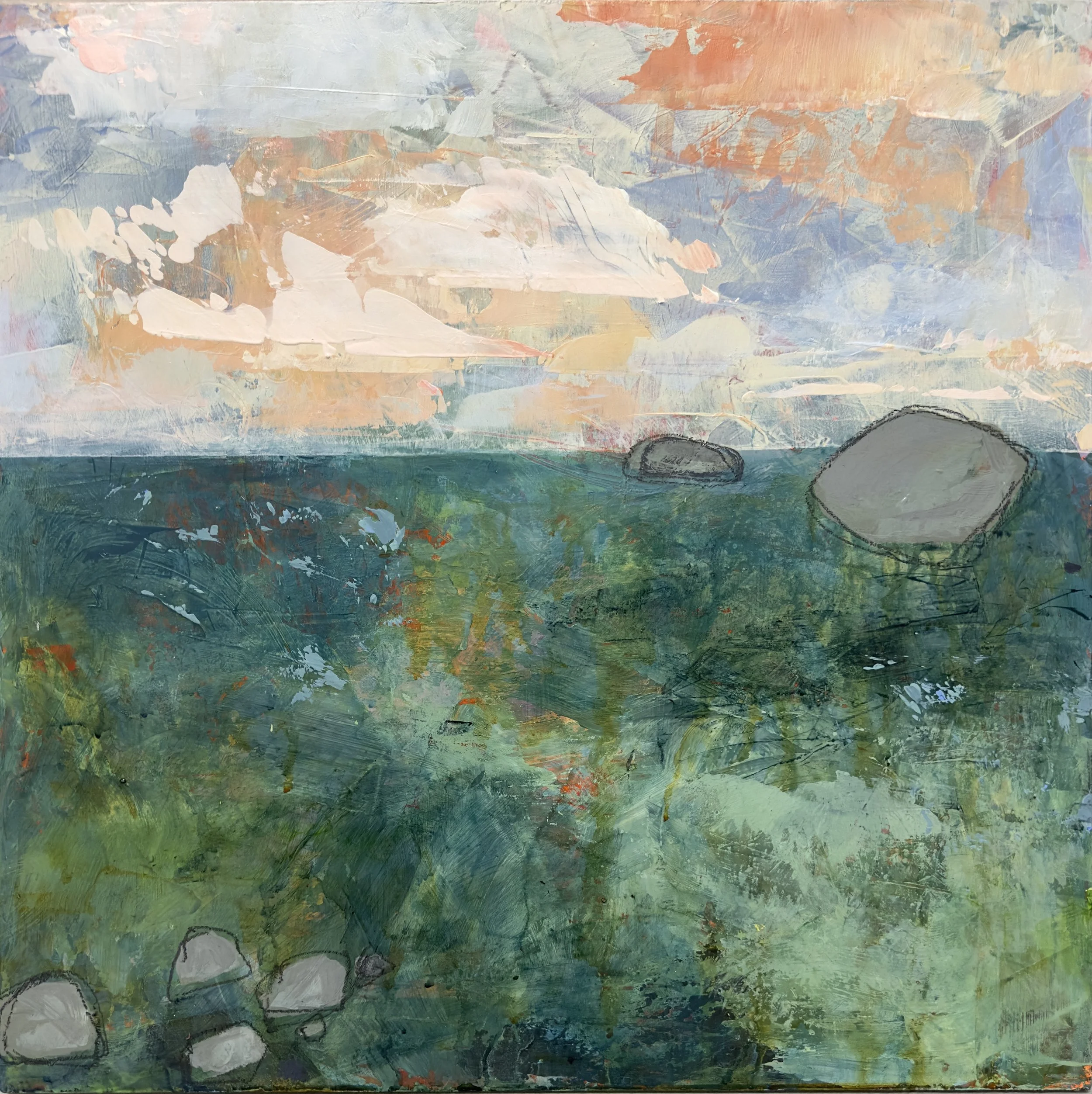 THAT ONE AFTERNOON
Acrylic on wood panel, framed
18x18" SOLD