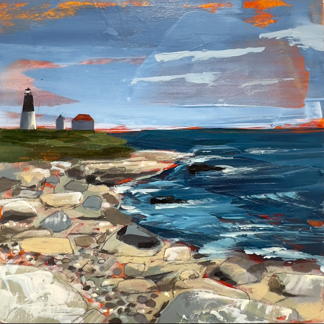 ARRIVAL
6x6 in.

Acrylic on panel, framed in maple 