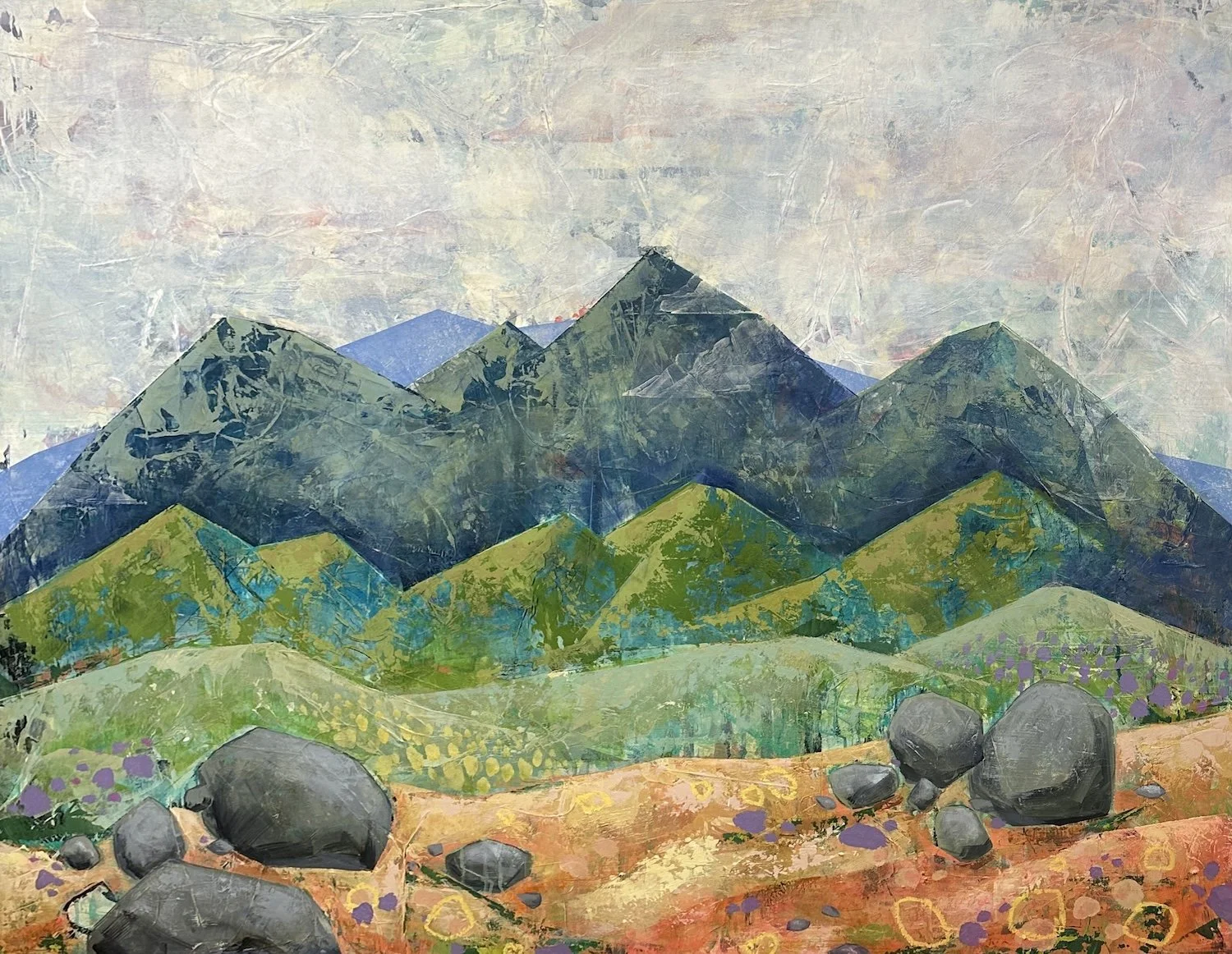 CROWN PEAK 2.0
48x60 in.

mixed media on panel
