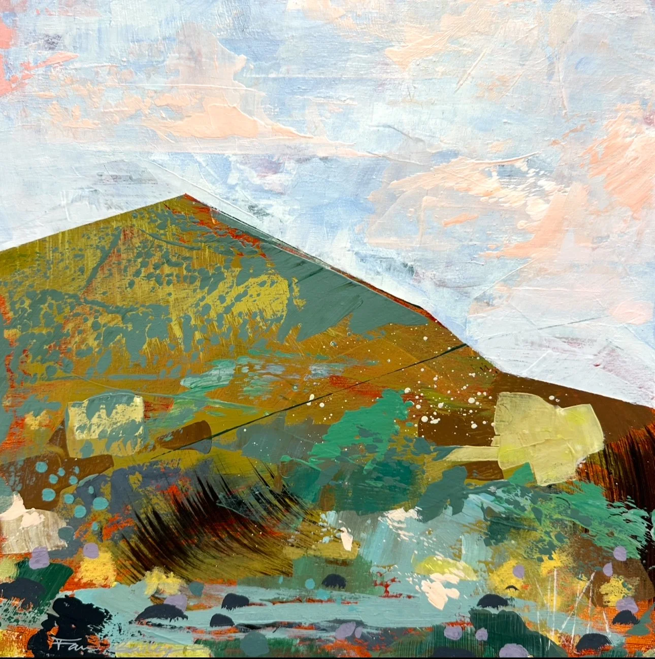 CELEBRATION MOUNTAIN II (Diptych)
12x12 in.

Acrylic on panel, framed