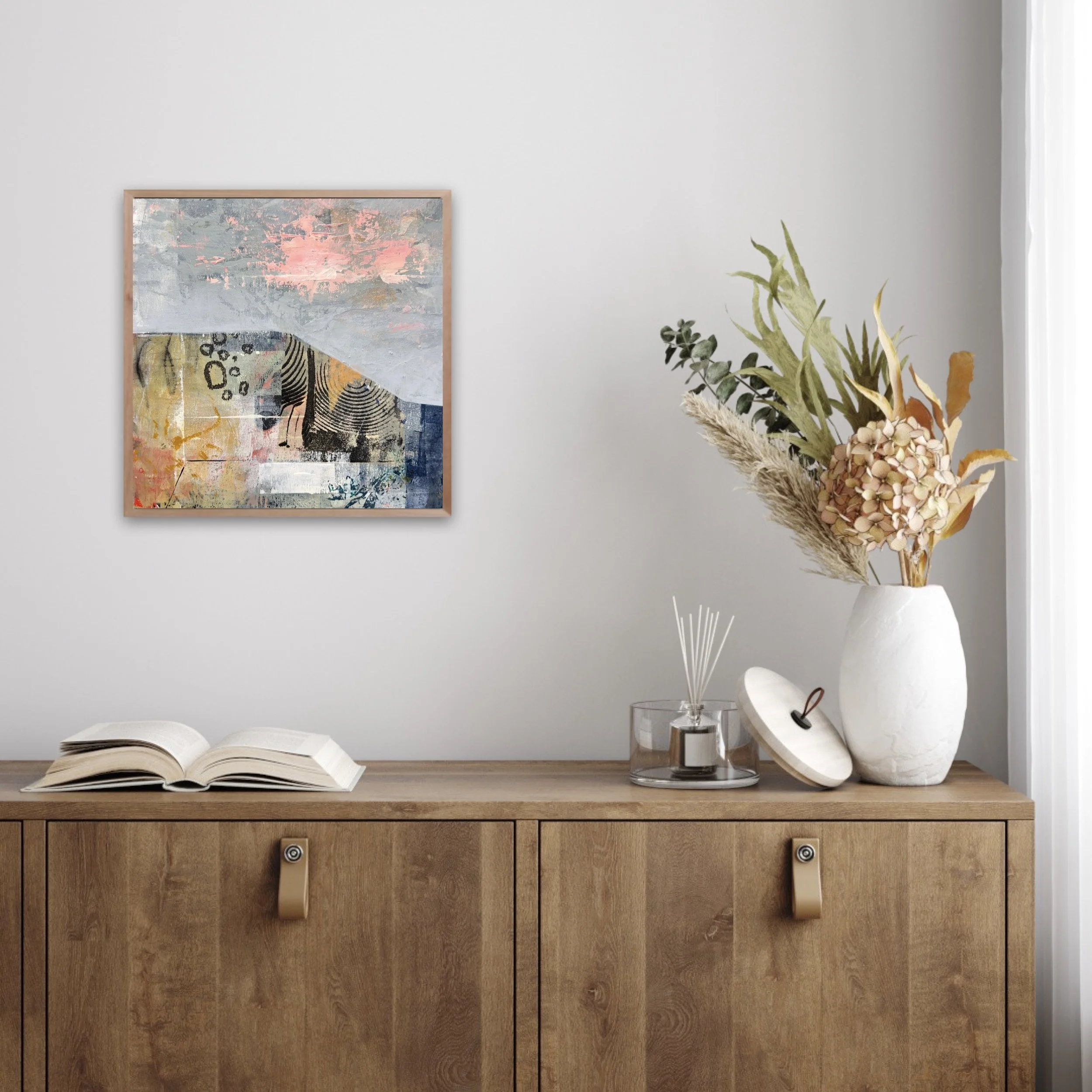 "The Gift of Time" 12x12" in a setting