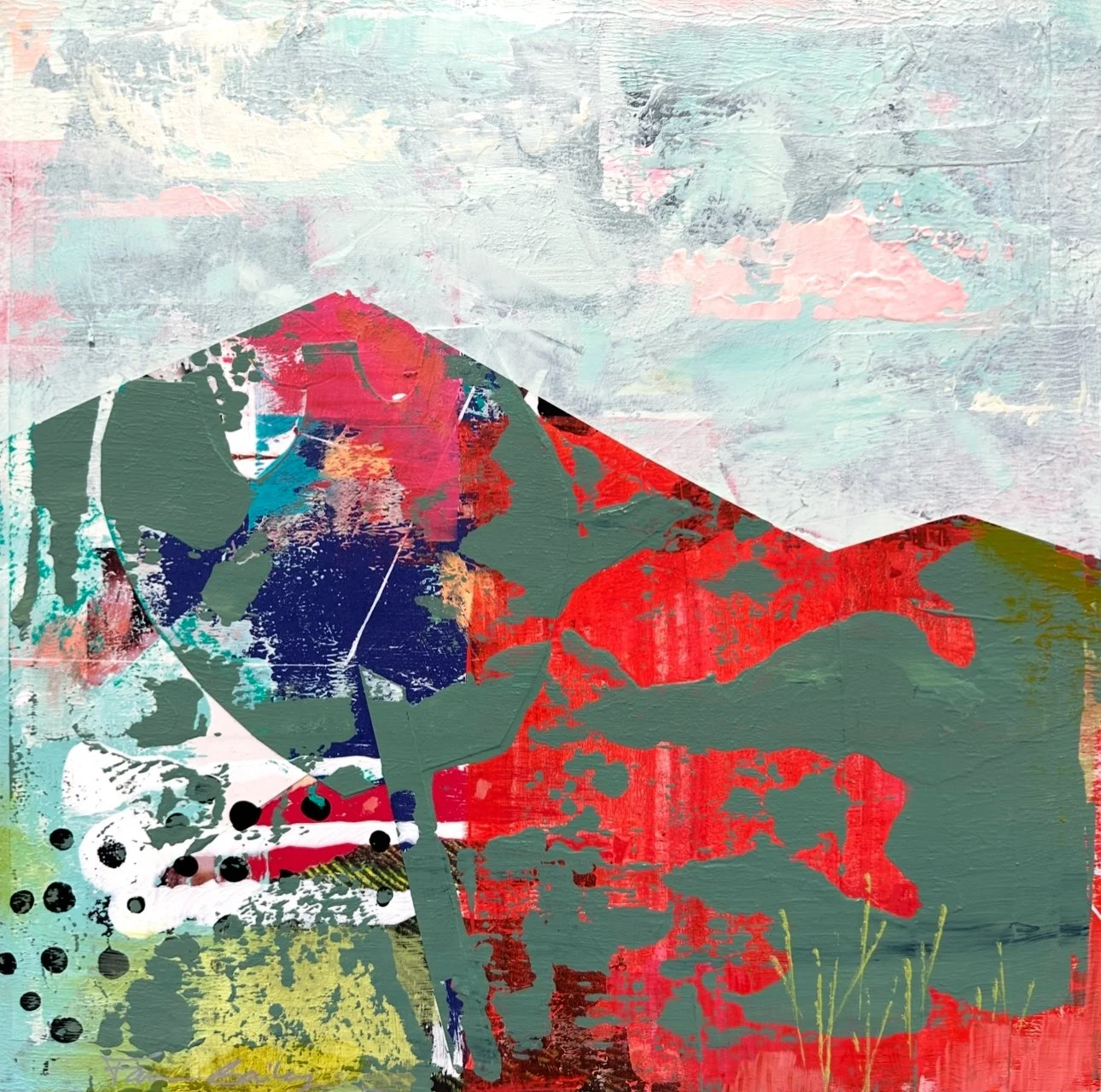 SEE YOU AT THE PARTY
12x12 in.

acrylic and collage on panel
