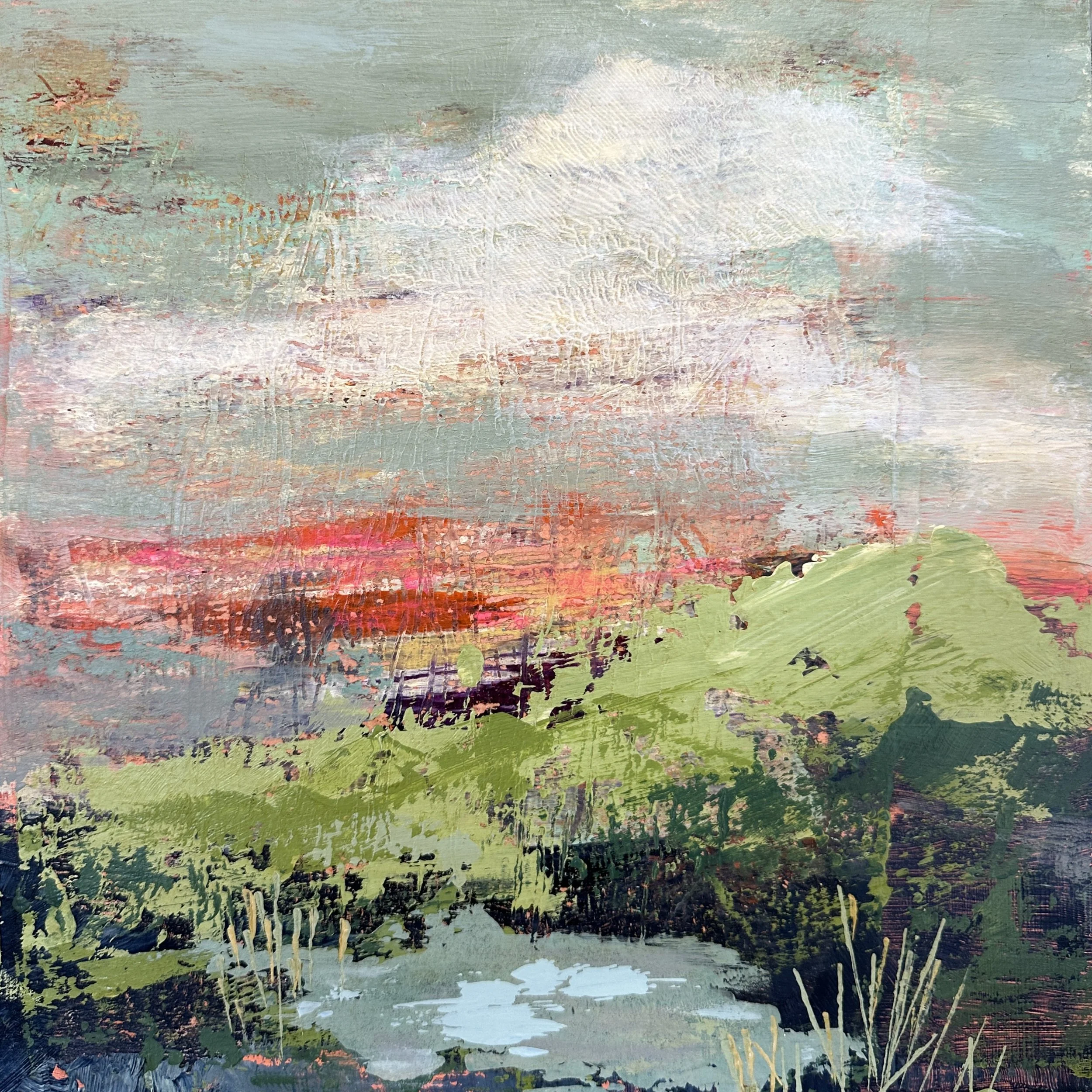 SUMMER IN LOVE
12x12 in.

acrylic on panel, framed