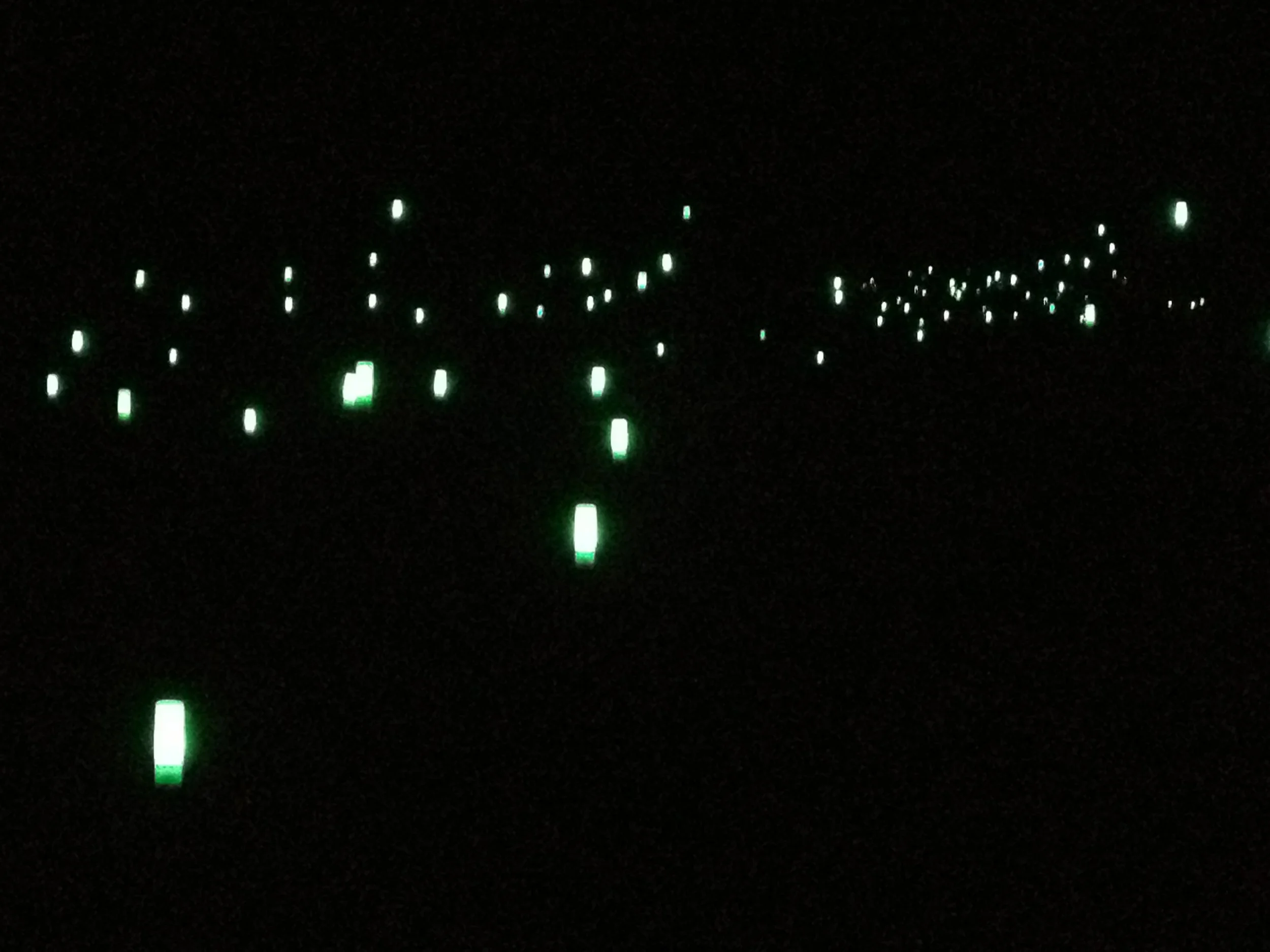 "Friends of Ghost" -a solar powered, light and sound reactive art installation located in San Geronimo, California