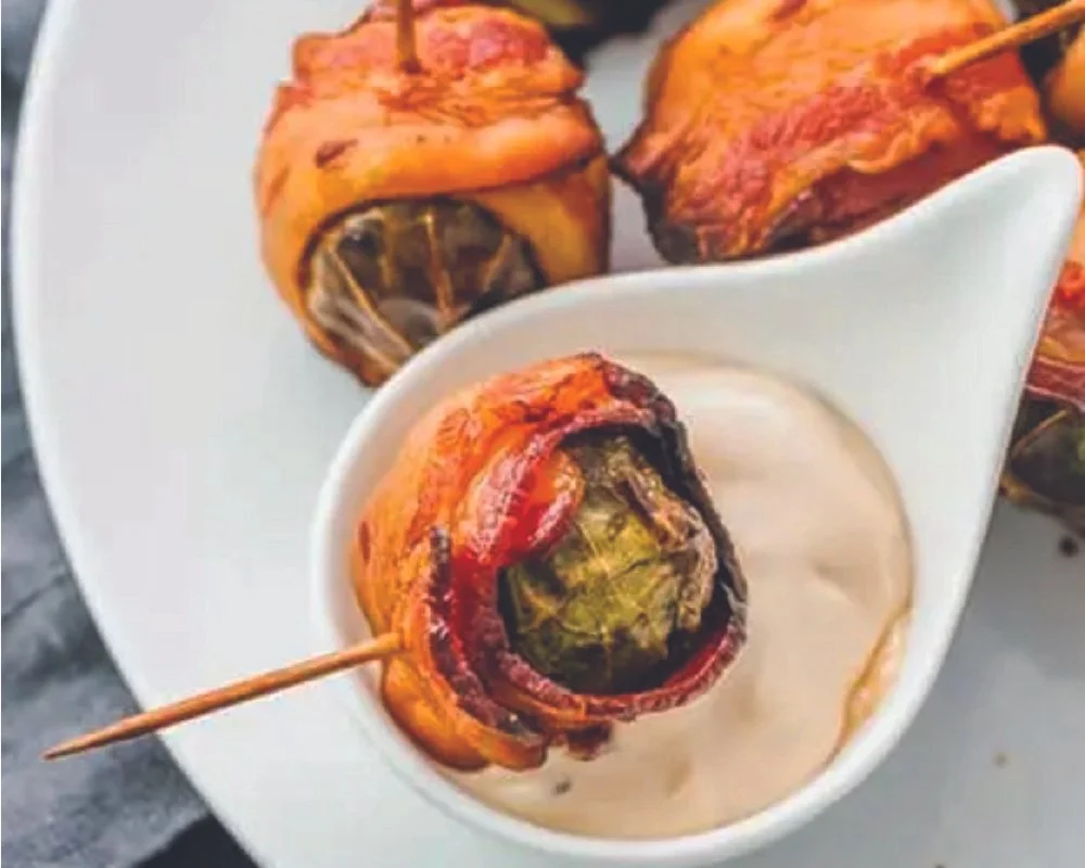 bacon wrapped brussels sprouts