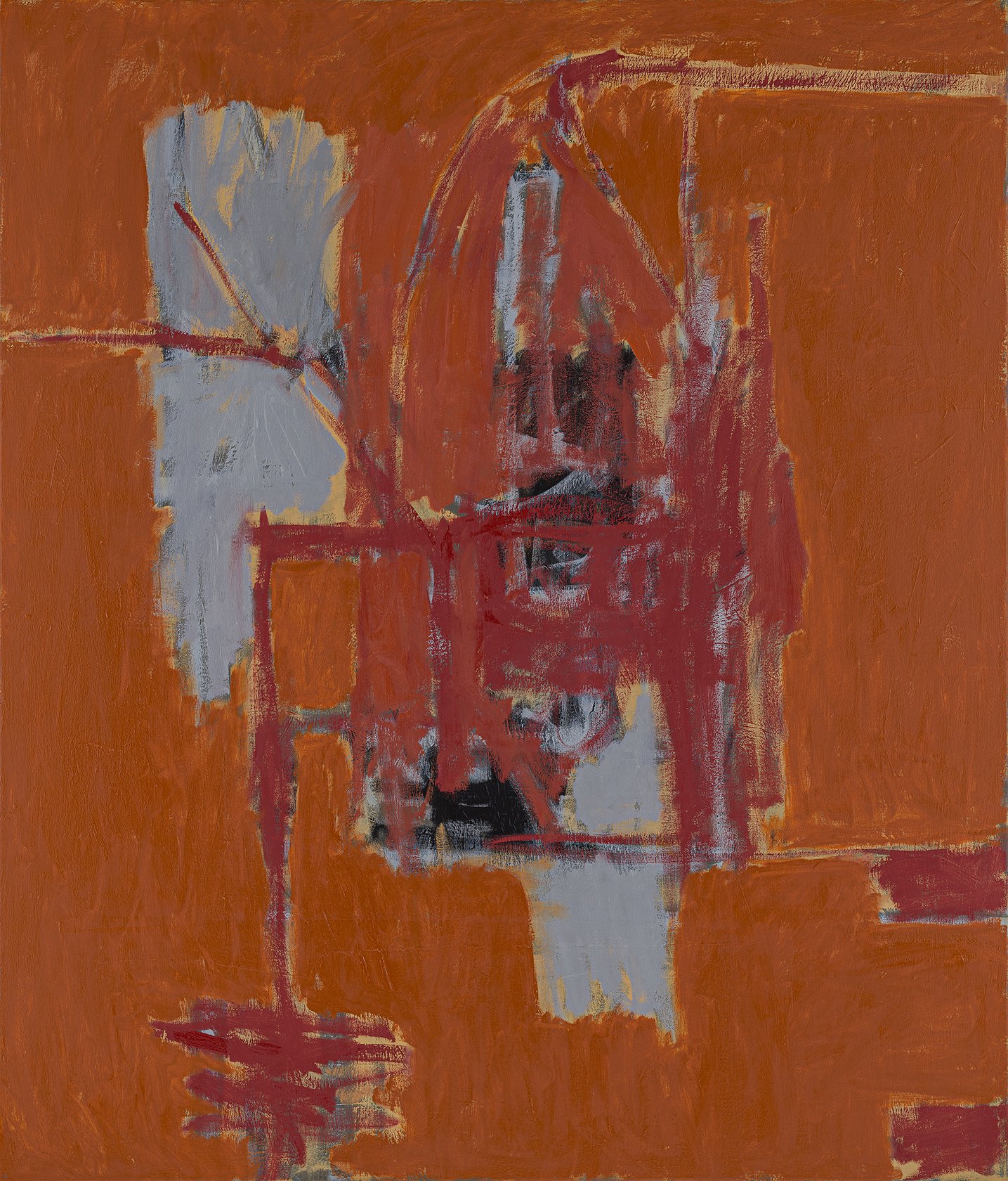 Impart, 2026, Oil on canvas, 48 x 41 in. $2,000