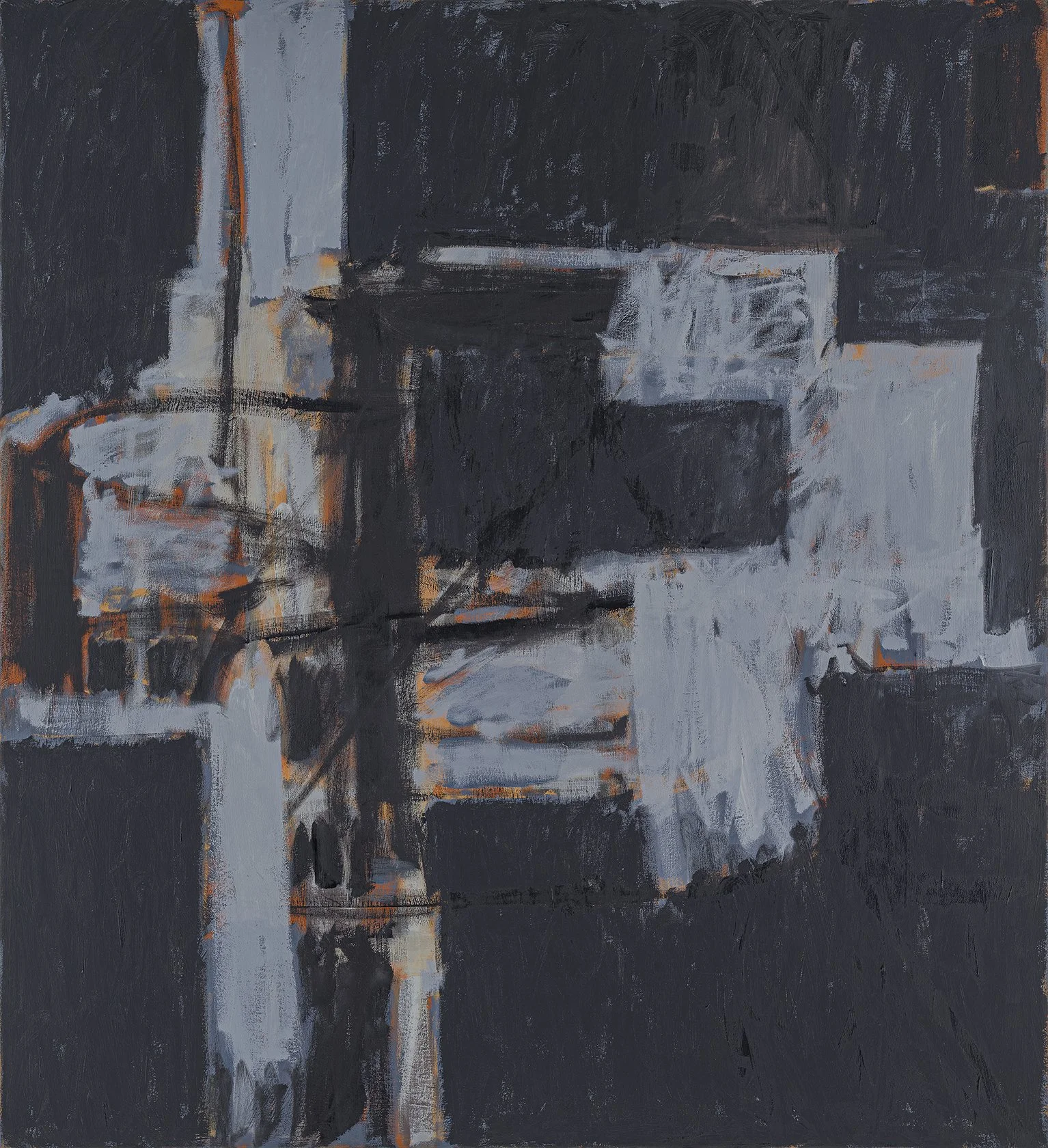 Zone, 2026, Oil on canvas, 46 x 42 in. $2,000