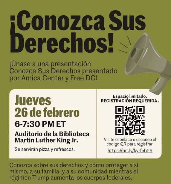 Know Your Rights! / ¡Conozca su Derechos!