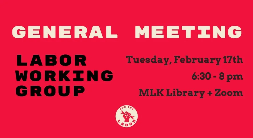 Labor Working Group Febuary Meeting 