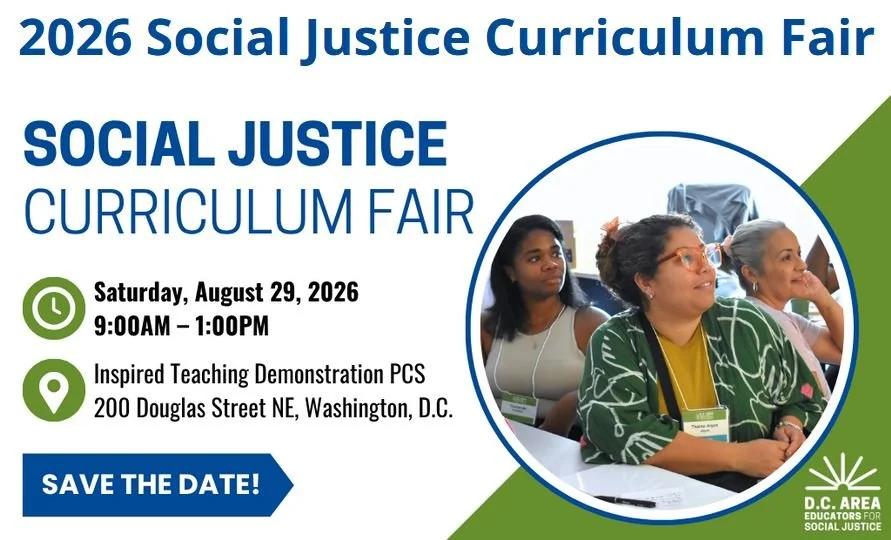 2026 Social Justice Curriculum Fair