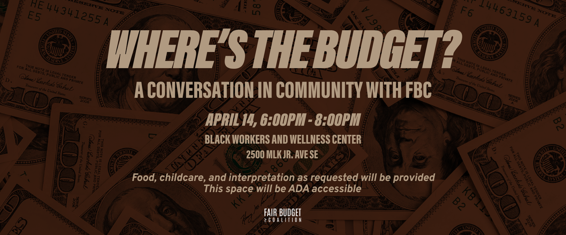 Where's the Budget? A Conversation in Community with FBC