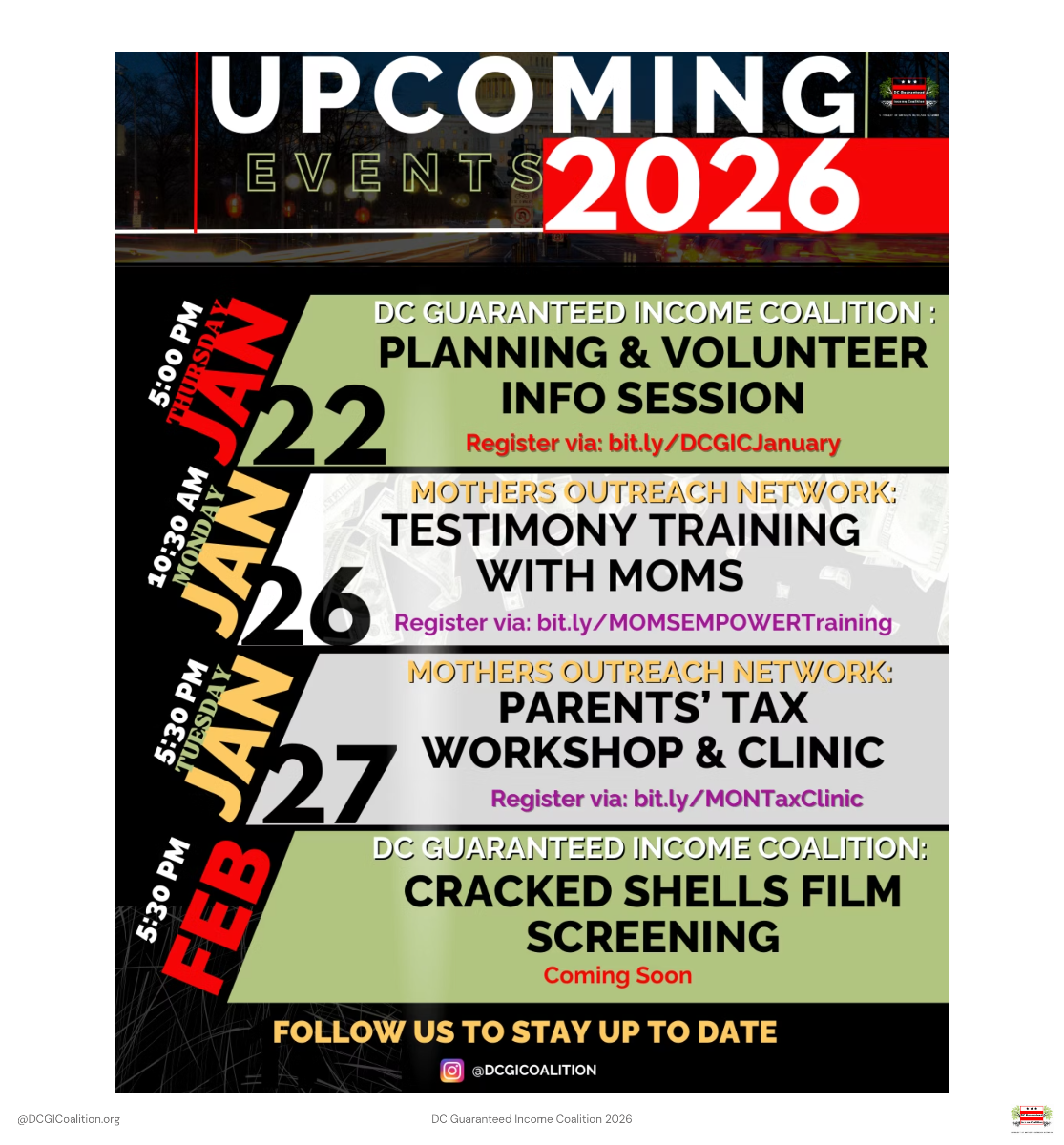 DC Guaranteed Income Coalition Planning and Volunteer Info Session