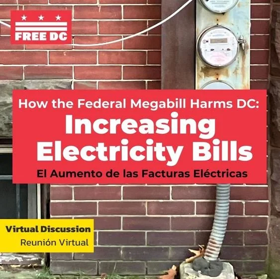 How the Federal Megabill Harms DC: Increasing Electricity Bills