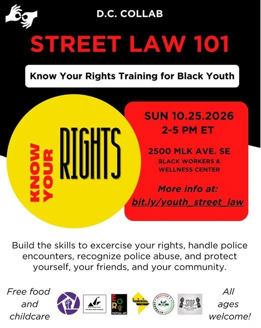 Street Law 101: Know Your Rights Training for Black Youth 