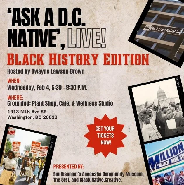 Ask A D.C, Native, Live!