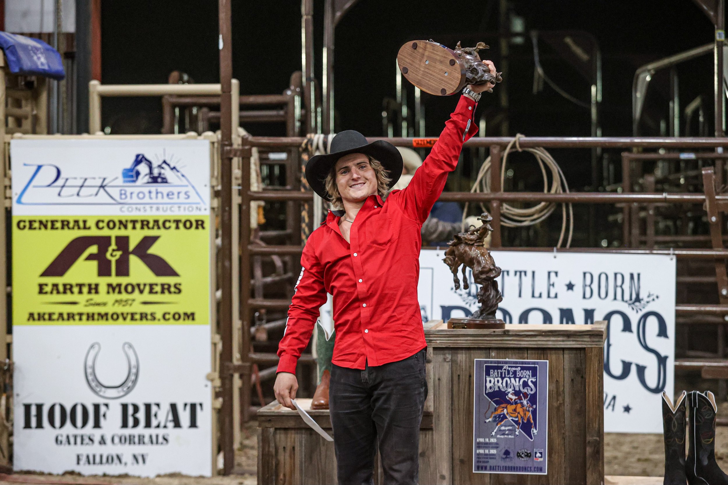 Rocker Steiner is the 2025 Battle Born Broncs Bareback Champion; becomes the first cowboy to win two titles in Fallon, Nevada