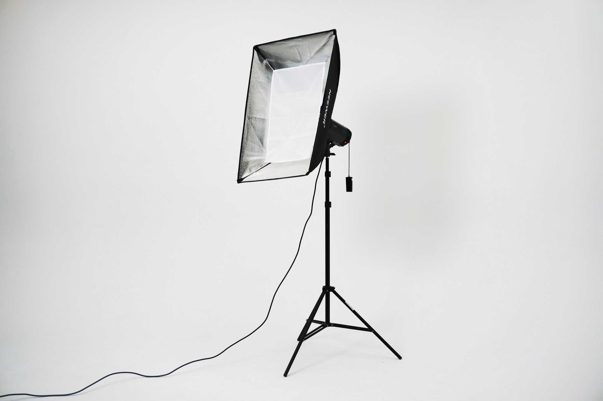 Softbox on strobe light
