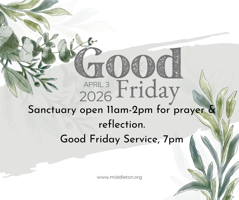 Good Friday Open Sanctuary &amp; Service
