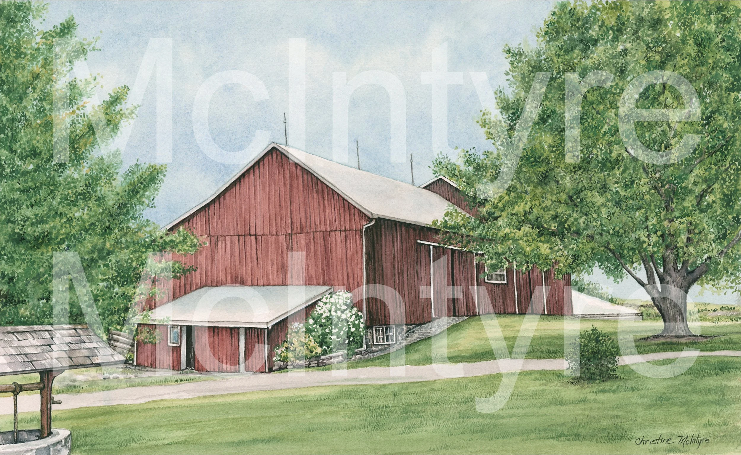 The Home Barn
17" x 10.5"