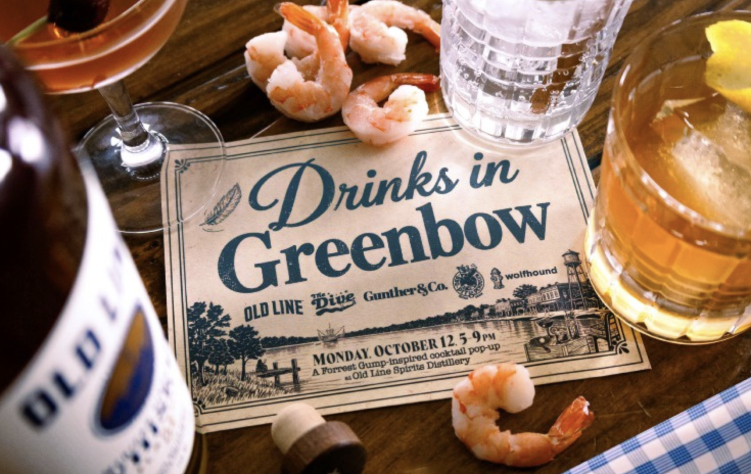 Drinks in Greenbow | Gunther & Co × The Dive Pop-Up at Old Line Spirits