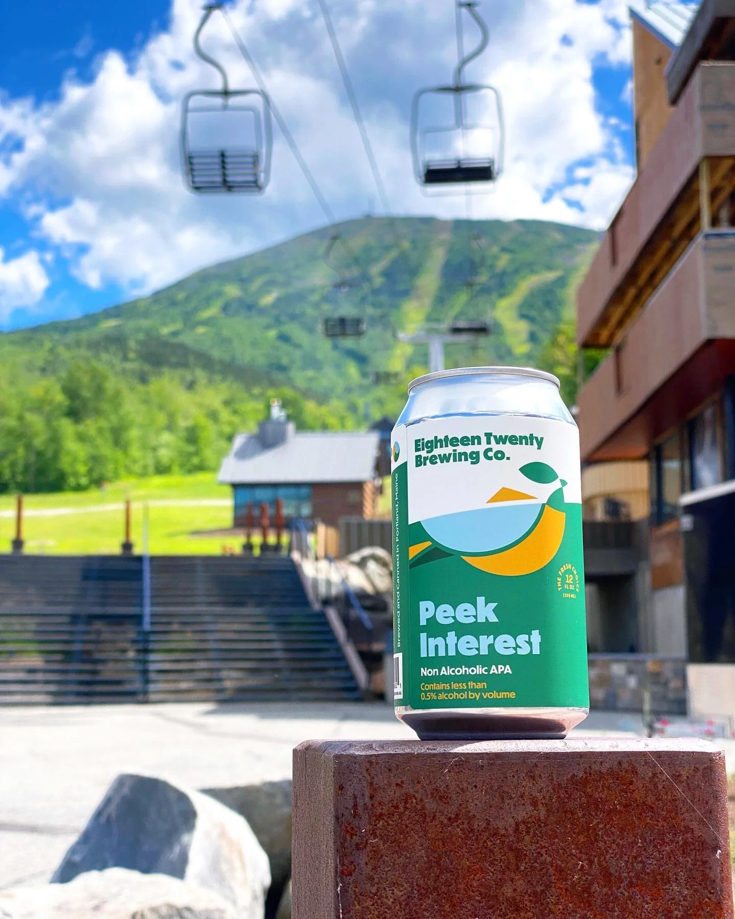 Reach new heights with Peek Interest, the NA craft beer brewed for trailblazers like you. 🏔 🗺 

Adventure is waiting, and you deserve a brew that won&rsquo;t hold you back. Peek Interest is a #nonalcoholic APA crafted to give you all of the flavor 