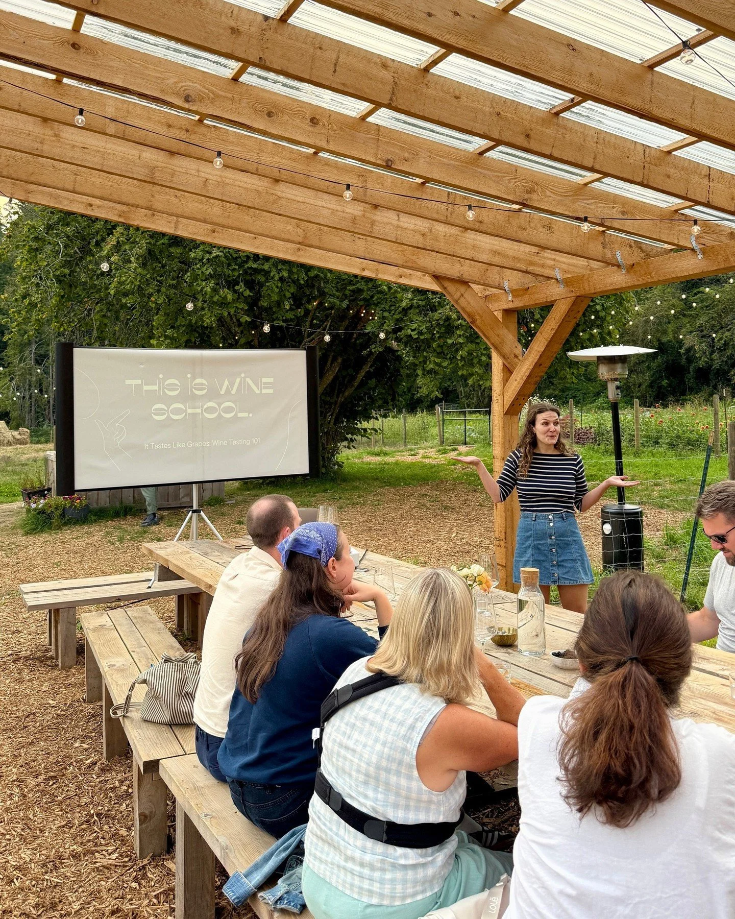 We had the best time bringing This Is Wine School to the Sunshine Coast at the end of August! And at the best, most beautiful venue, with our friends from @shadyhazelfarm (including Walter 🐶)

We were able to teach a variation of our alternative cla