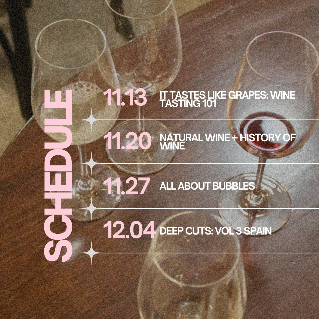 ✨ Heads up! This Is Wine School alternative classes for the end of 2025 are live on our website! ✨

✍🏻 Schedule in and sign up now while spaces remain!