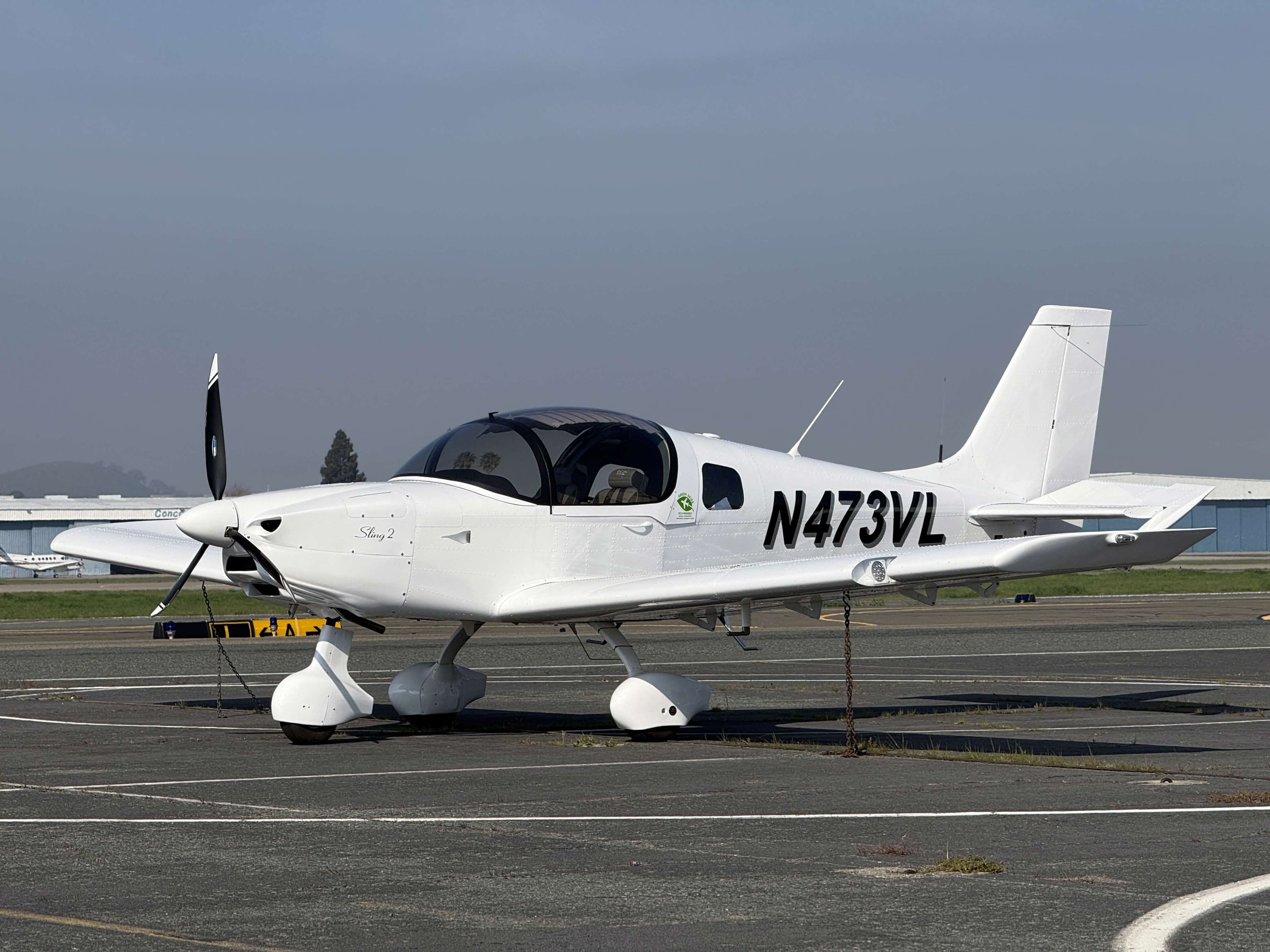 TrexAir Aviation Academy's 2026 Sling 2 — modern light sport training aircraft for student pilots in the San Francisco Bay Area