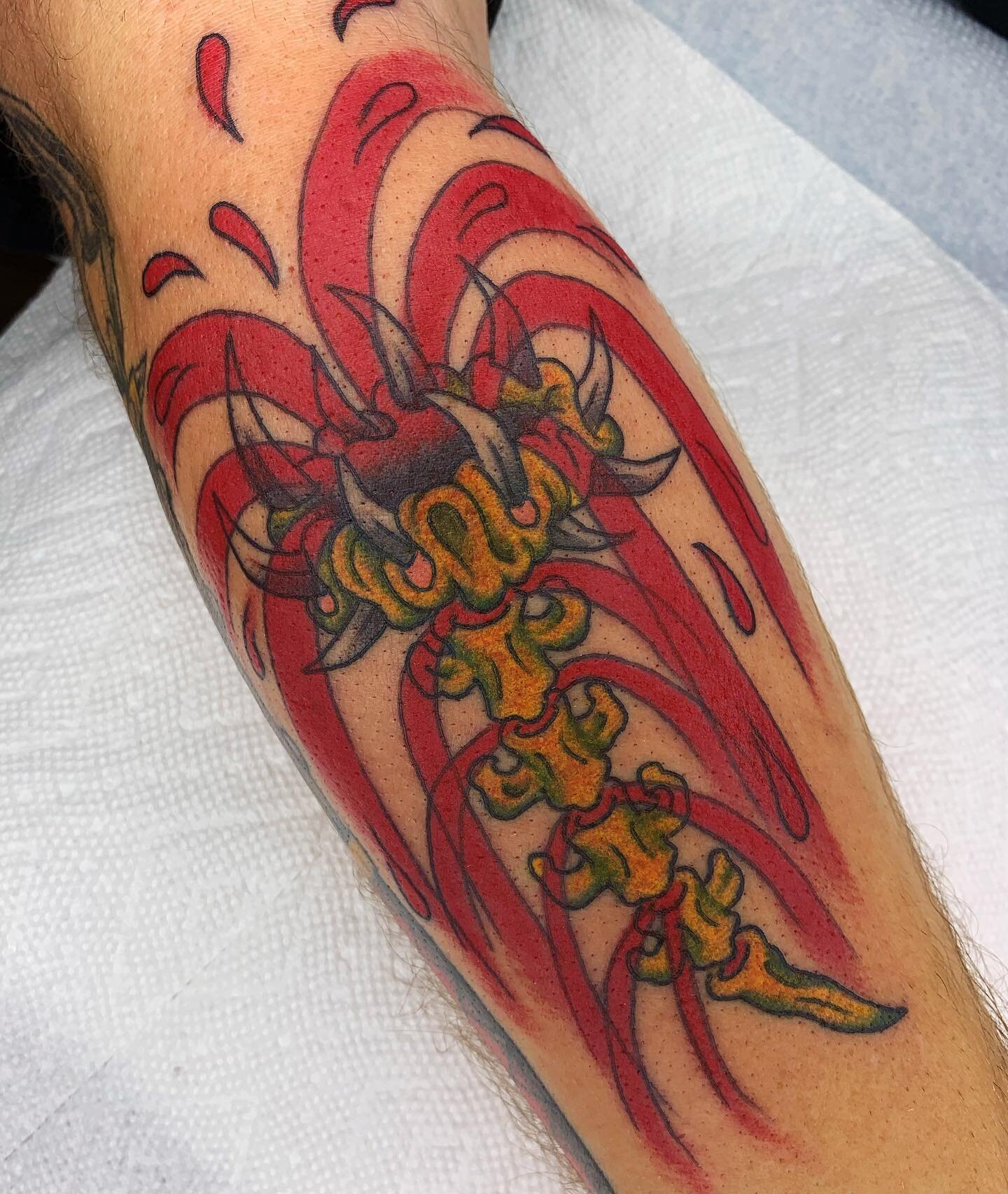 BLOOD TORCH 🩸🩸🩸
Thanks for getting tattooed Mike and Haley!!