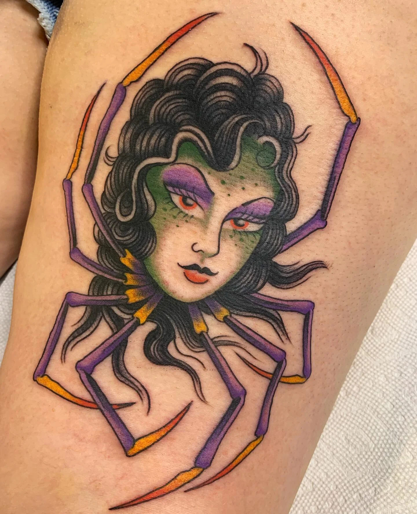 Spider lady for Megan, thanks for coming in! 🕷🕷🕷