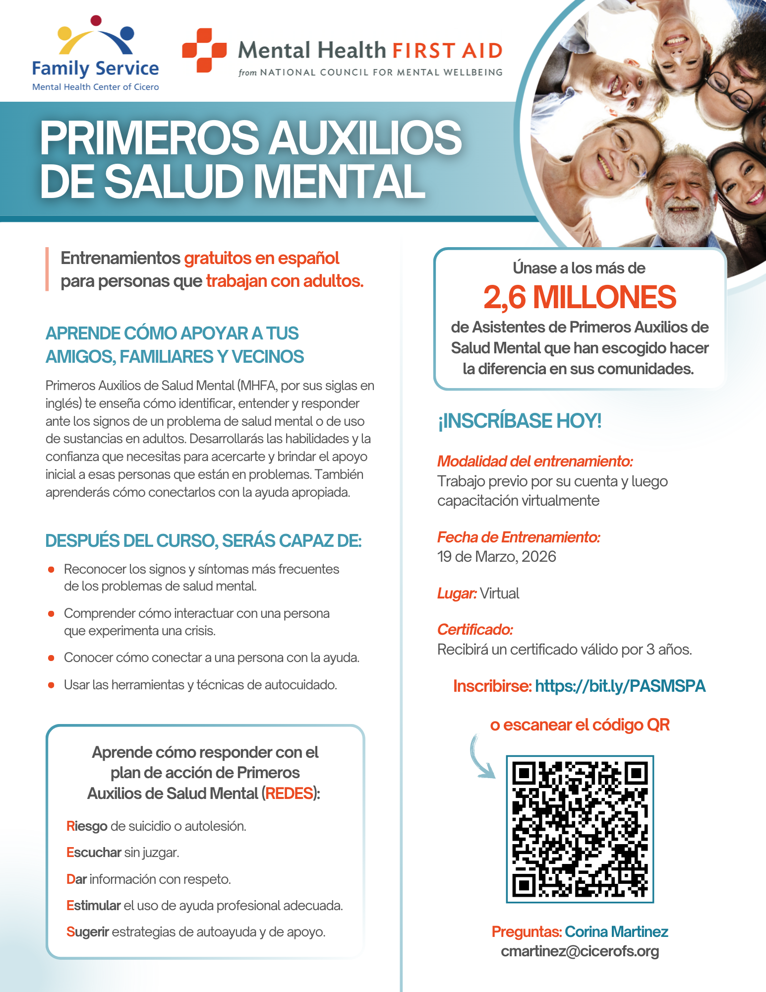 Primeros Auxilios de Salud Mental