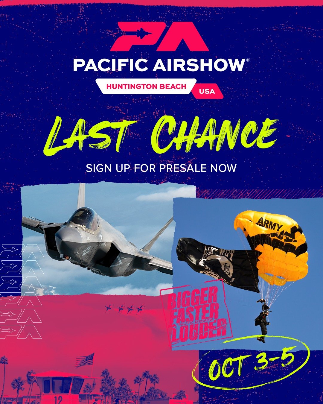 Huntington Beach, it&rsquo;s almost GO time! 🌴 Clear your schedule and dial the crew &mdash; PRESALE STARTS 10 JUNE 11:00AM PDT! 😎

🔥 This is your 24 hour shot to grab the best deals on select General Tickets. Don&rsquo;t snooze, don&rsquo;t lose.