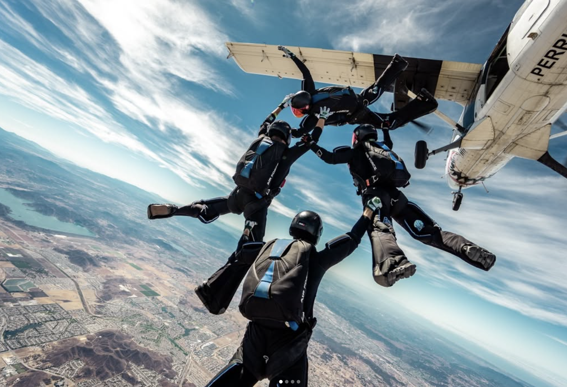 USAF Parachute Team:  Wings of Blue