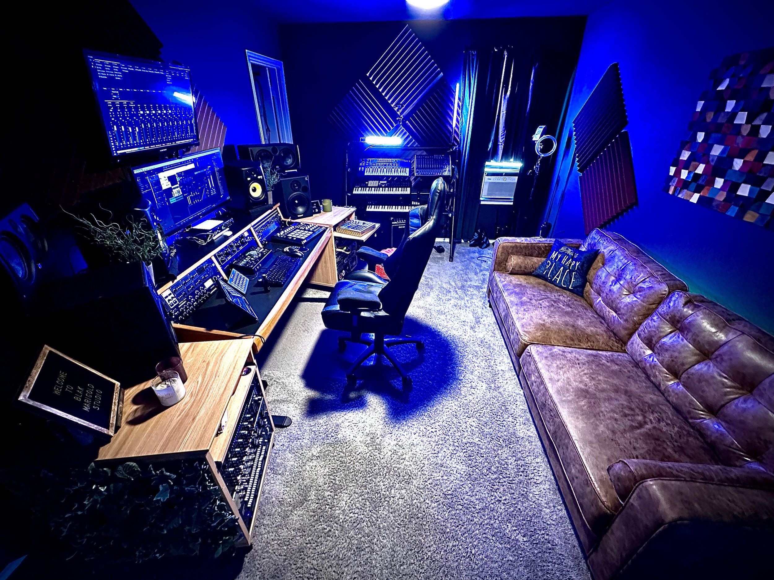 Blak Marigold Studio global creative blog image showing organized WAV stems prepared for professional mixing and mastering