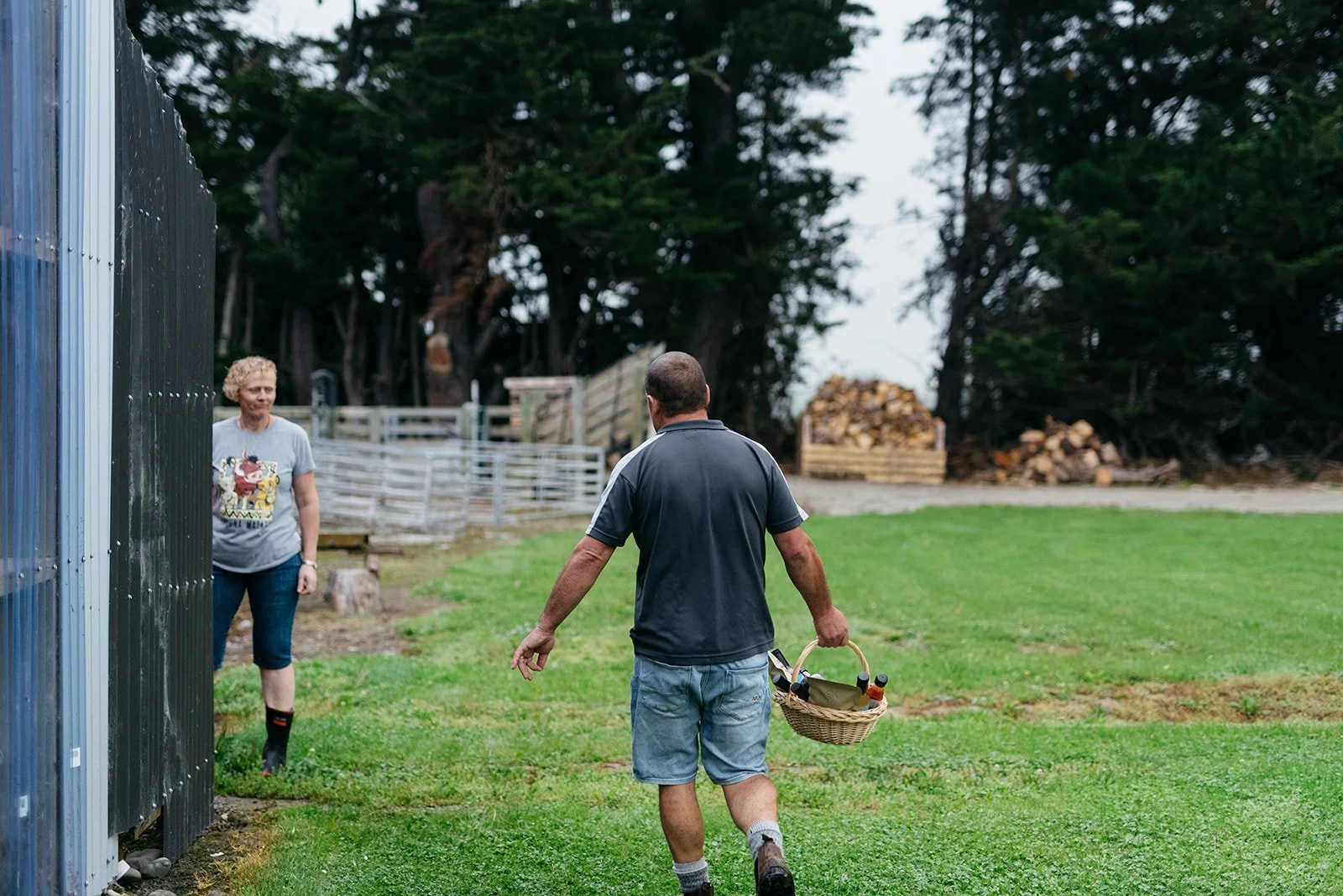 Team Shandys on the farm in Sheffield