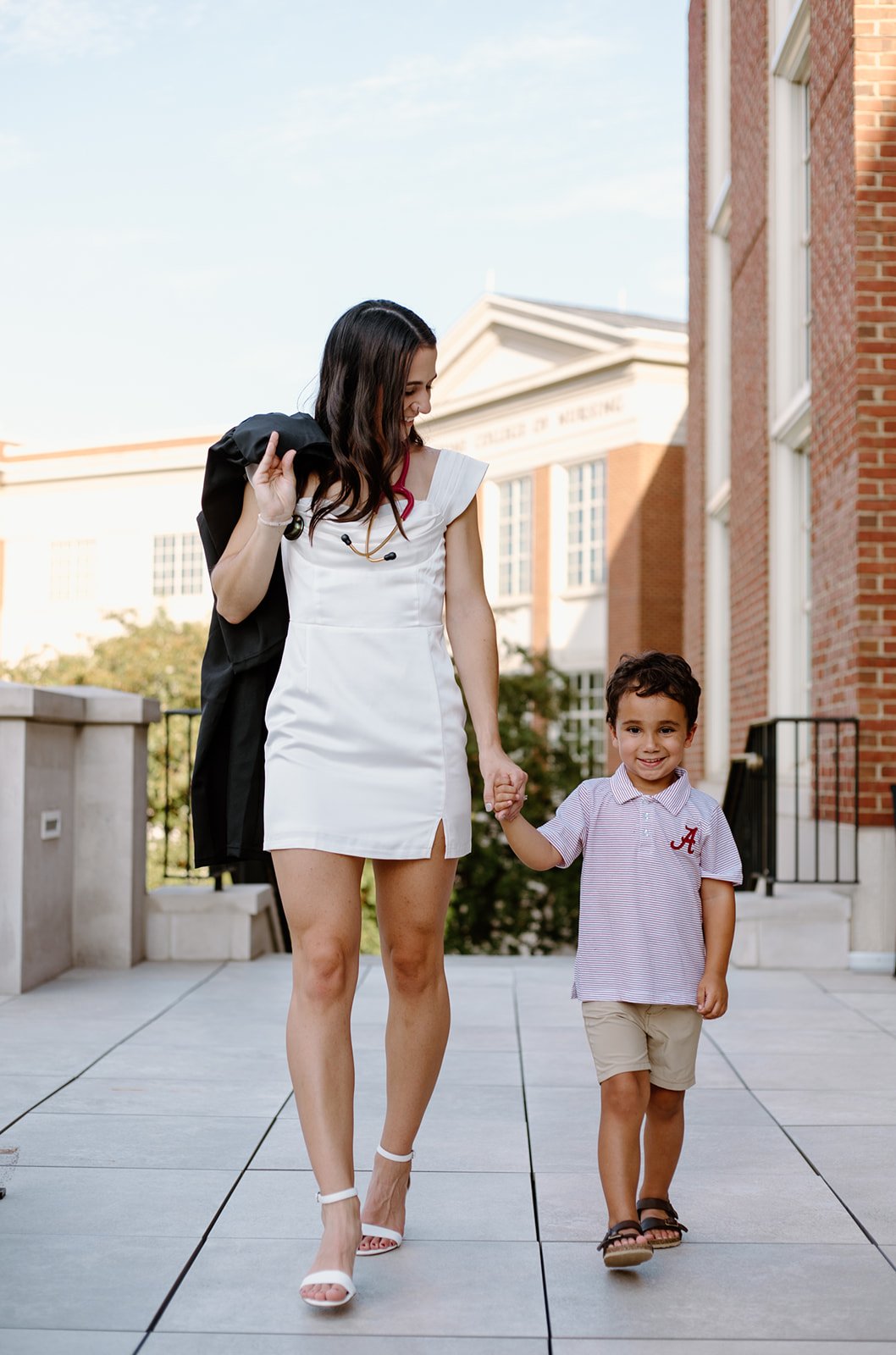 Baby Steps' first expansion Hub graduate with her baby