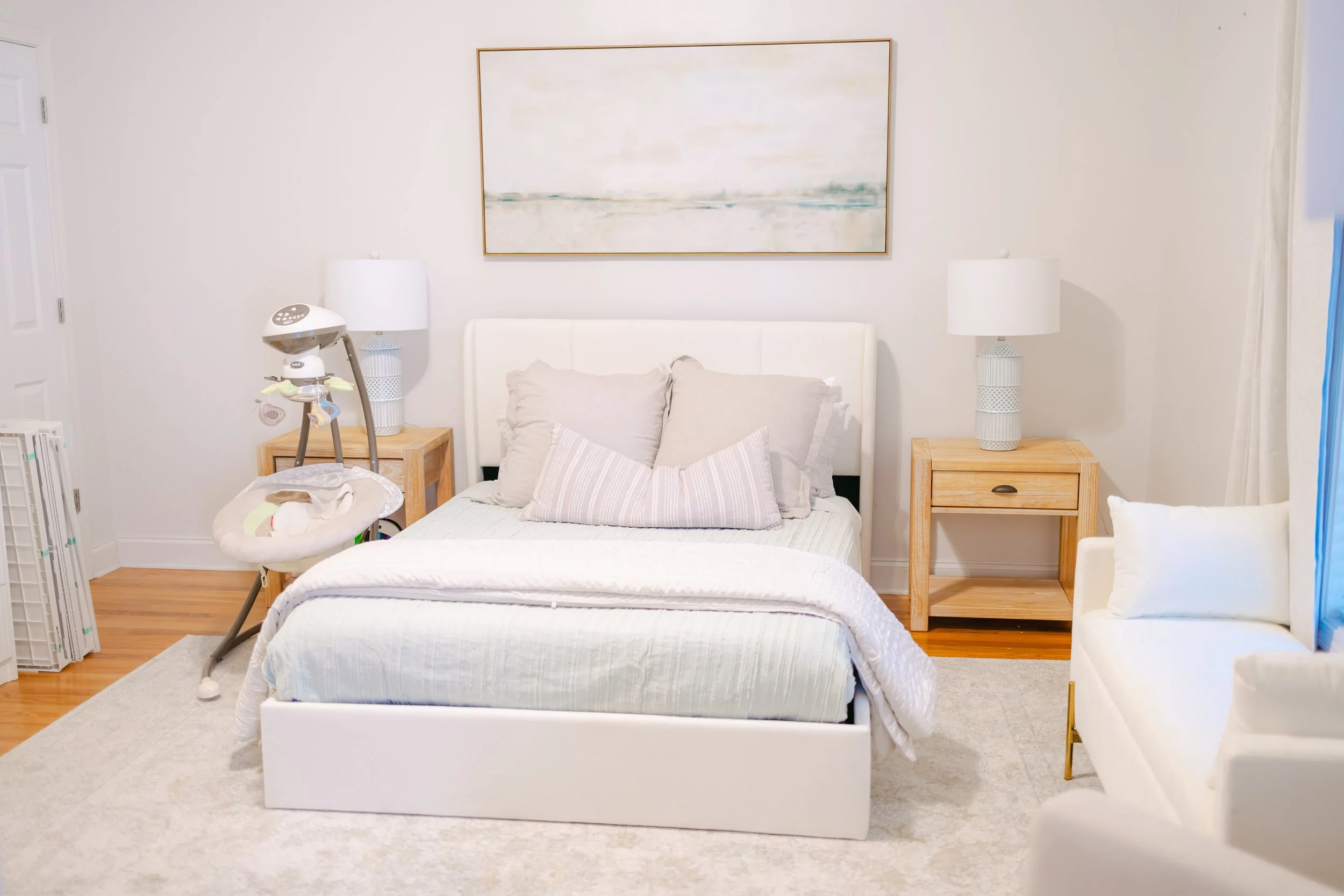 a bedroom at one of the baby steps hub houses