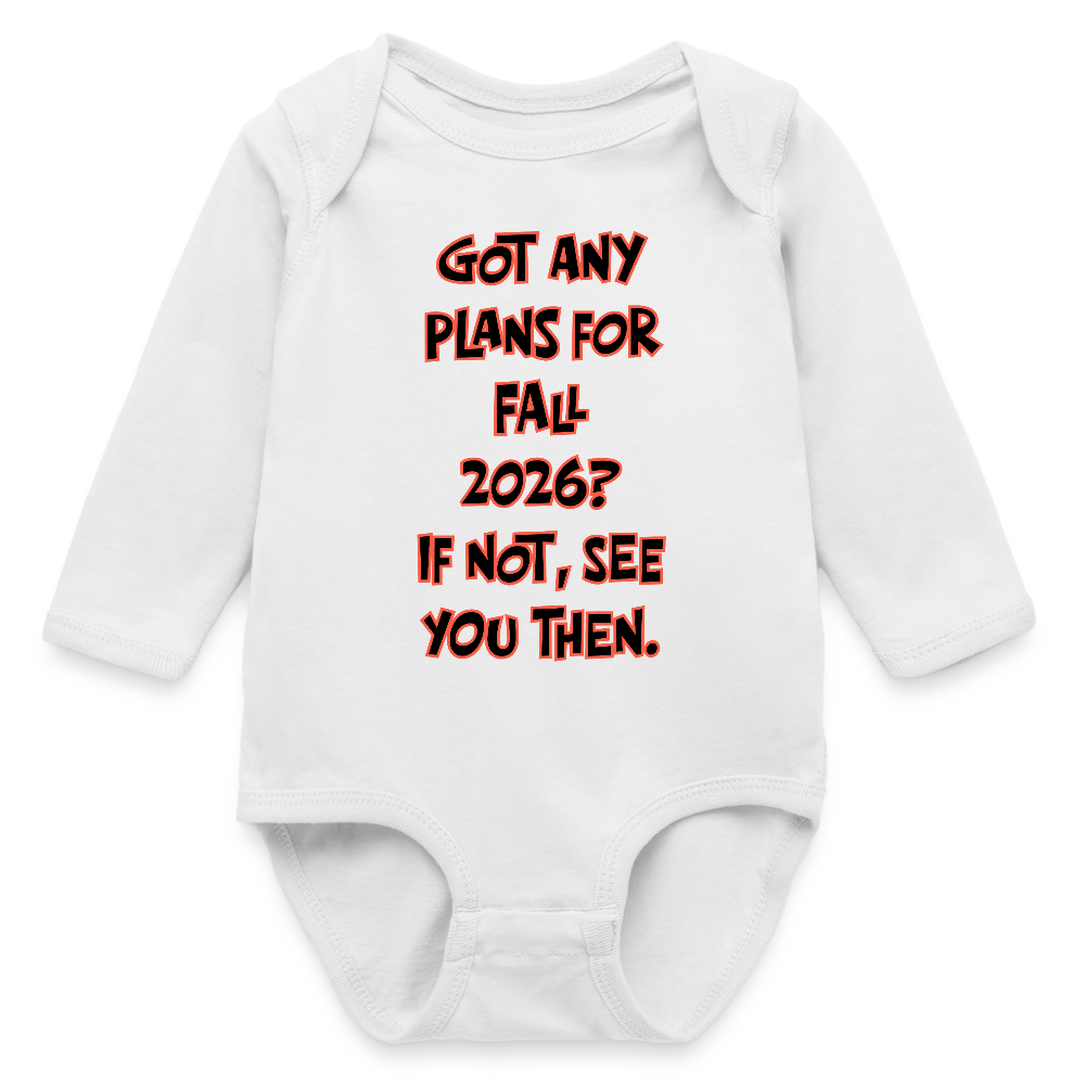FAll 2026 Baby Announcement: Long Sleeve Baby Bodysuit