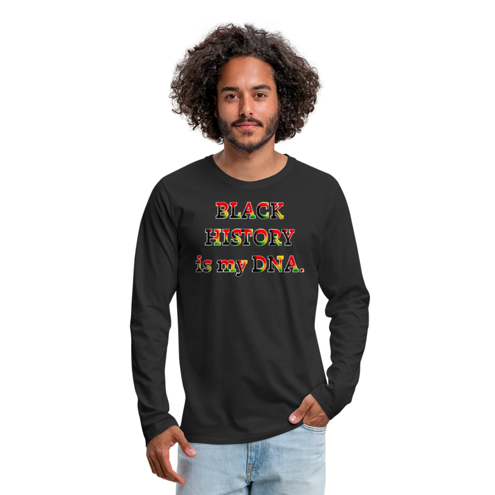 "DNA": Men's Premium Long Sleeve T-Shirt