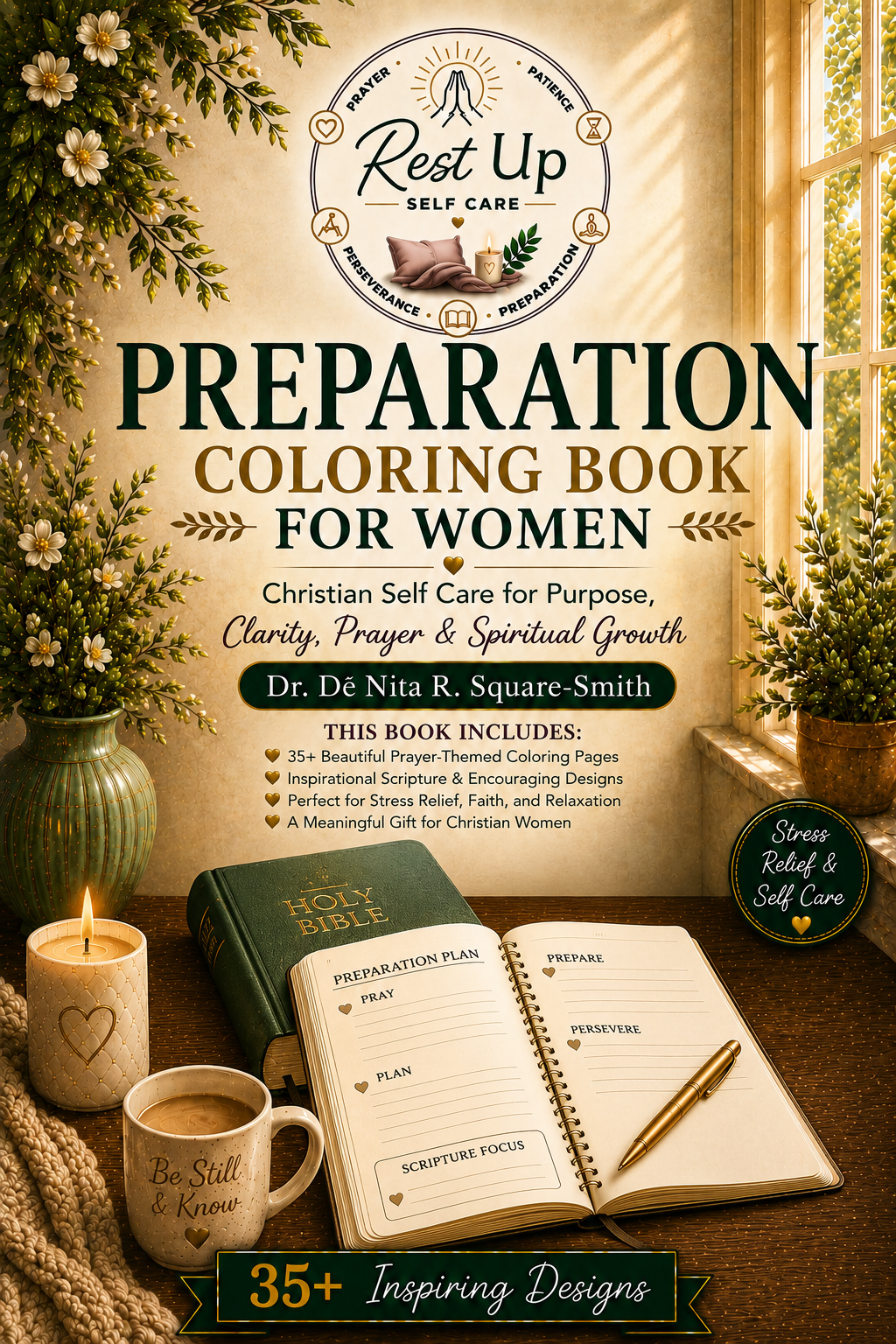 Coming Soon: "Preparation" Adult Coloring Book for Women