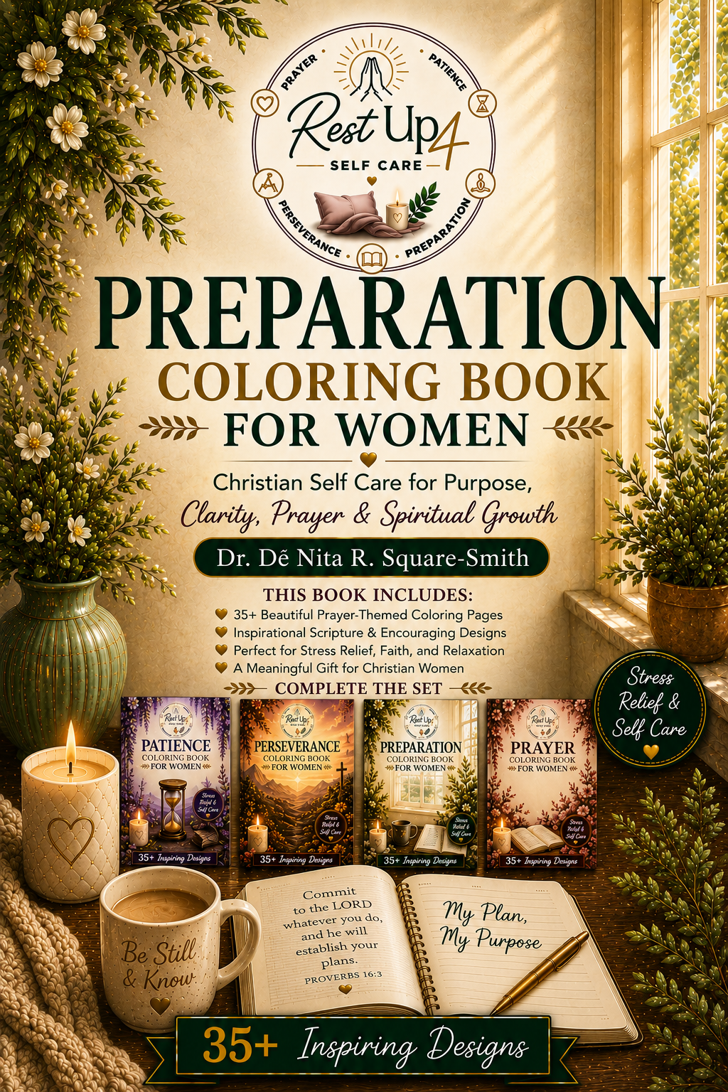 Coming Soon: "Preparation" Adult Coloring Book for Women