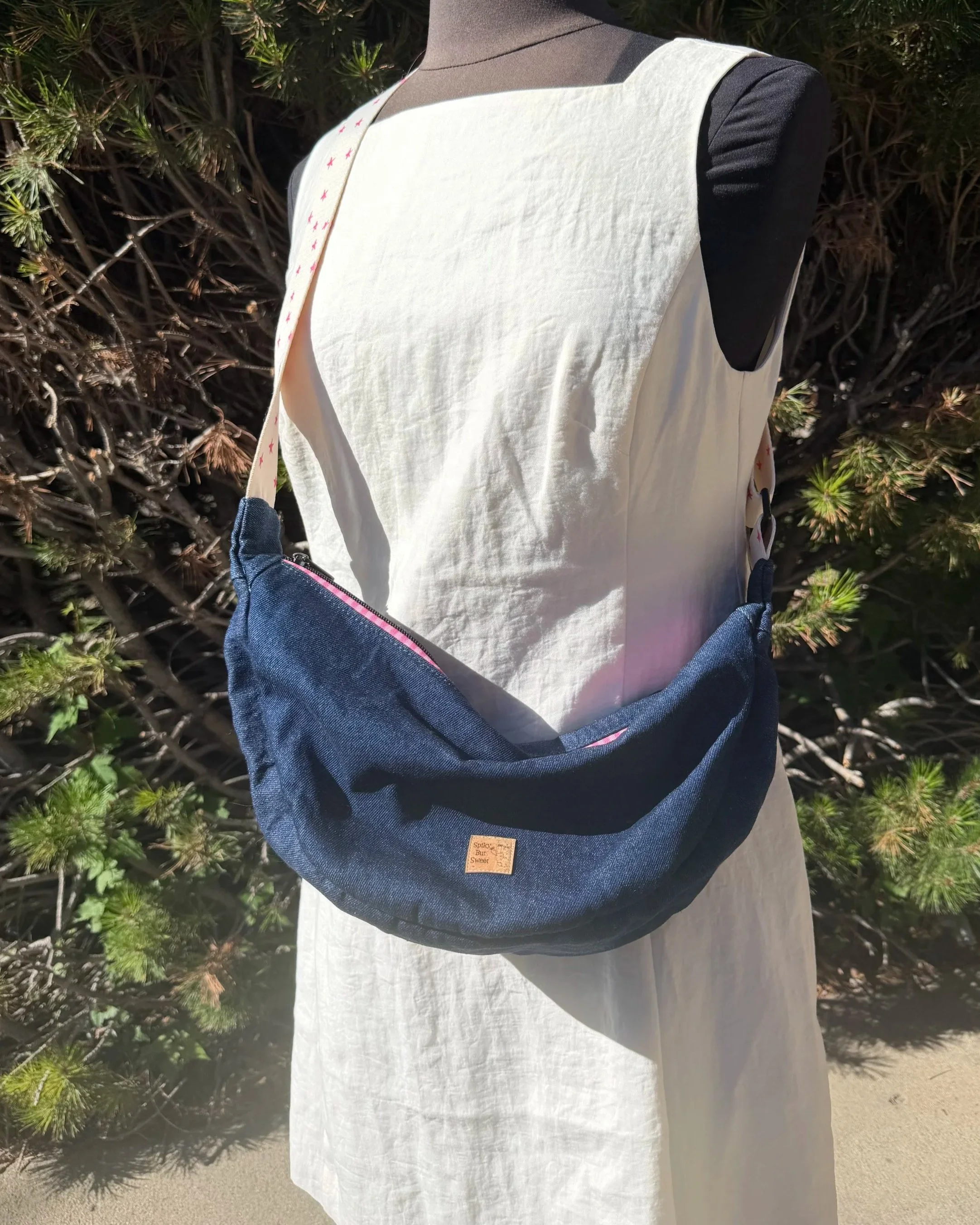 Denim Sling Bag