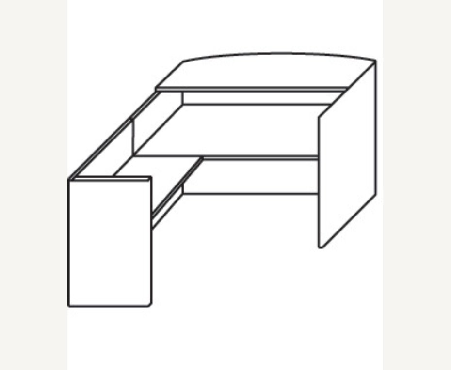 Reception Desk and Return $687