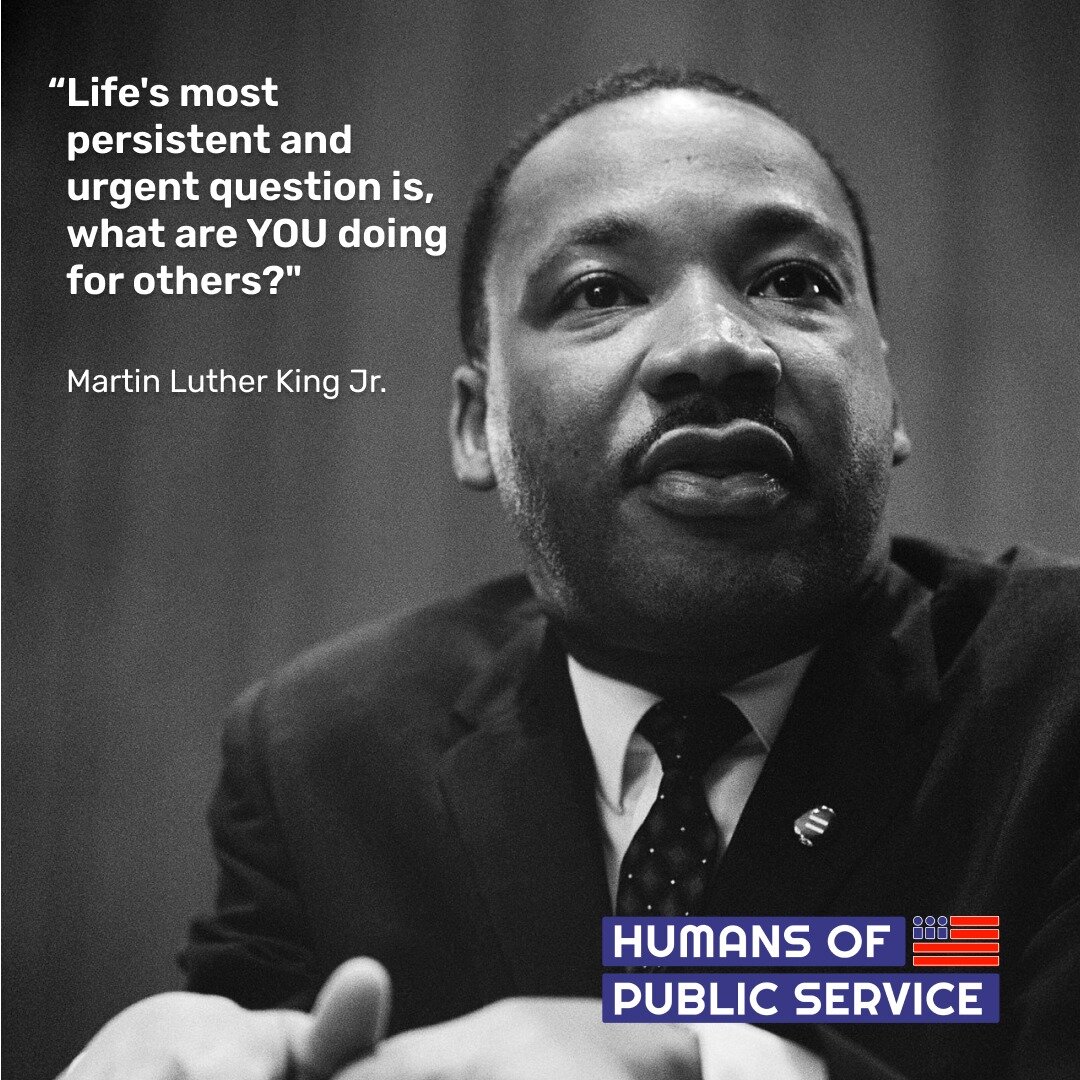 On this Martin Luther King Jr. Day, let's celebrate the spirit of service that unites us all. MLK Day reminds us that service is a profound way to contribute to positive change. Whether it's a small act of kindness or a larger community initiative, e