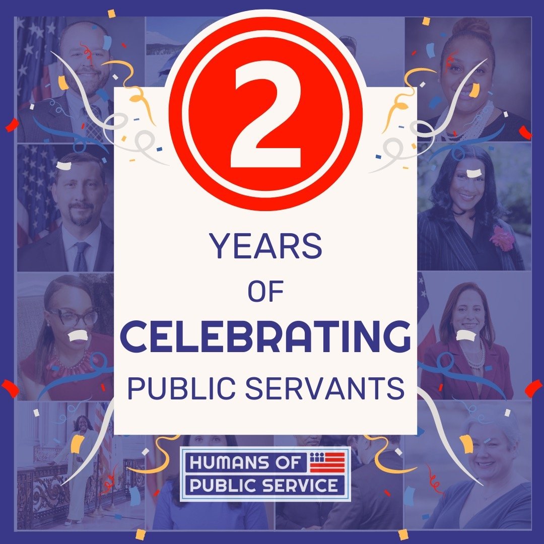 Two years ago today, Humans Of Public Service (HOPS) was launched to inspire trust and build the government we deserve. Thank you to all of our nominees and everyone that has shown support along the way! Follow and share HOPS to help us build connect