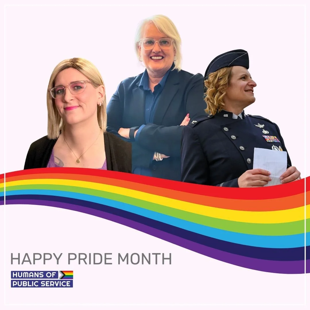 As Pride Month comes to an end, Humans of Public Service would like to celebrate the nominees who shared their pride and stories with us. Thank you to Clare Martorana, Federal CIO at The White House, USSF Colonel and astronautical engineer Bree Fram,