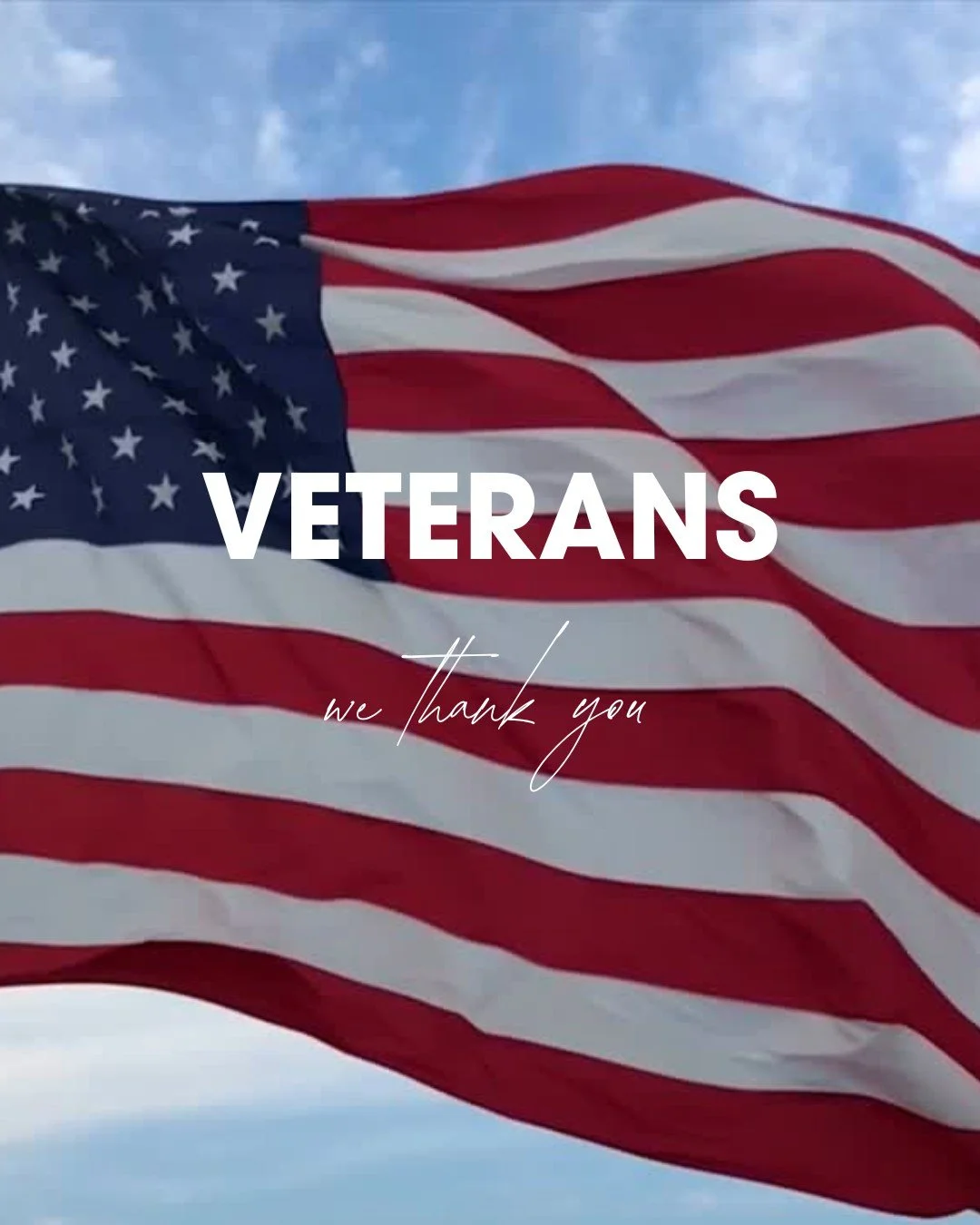 Today we pause to say thank you to all the men and women who are serving and have served our country. Your courage, sacrifice, and faithfulness inspire us.

Jesus said, &ldquo;Greater love has no one than this: to lay down one&rsquo;s life for one&rs