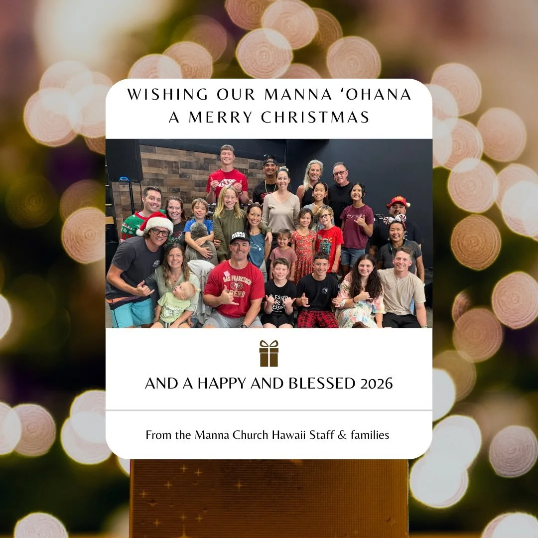 Merry Christmas.
Let there be peace.
In a world longing for peace, we celebrate the One who came to bring it.
Wishing you and your ʻohana a very Merry Christmas.