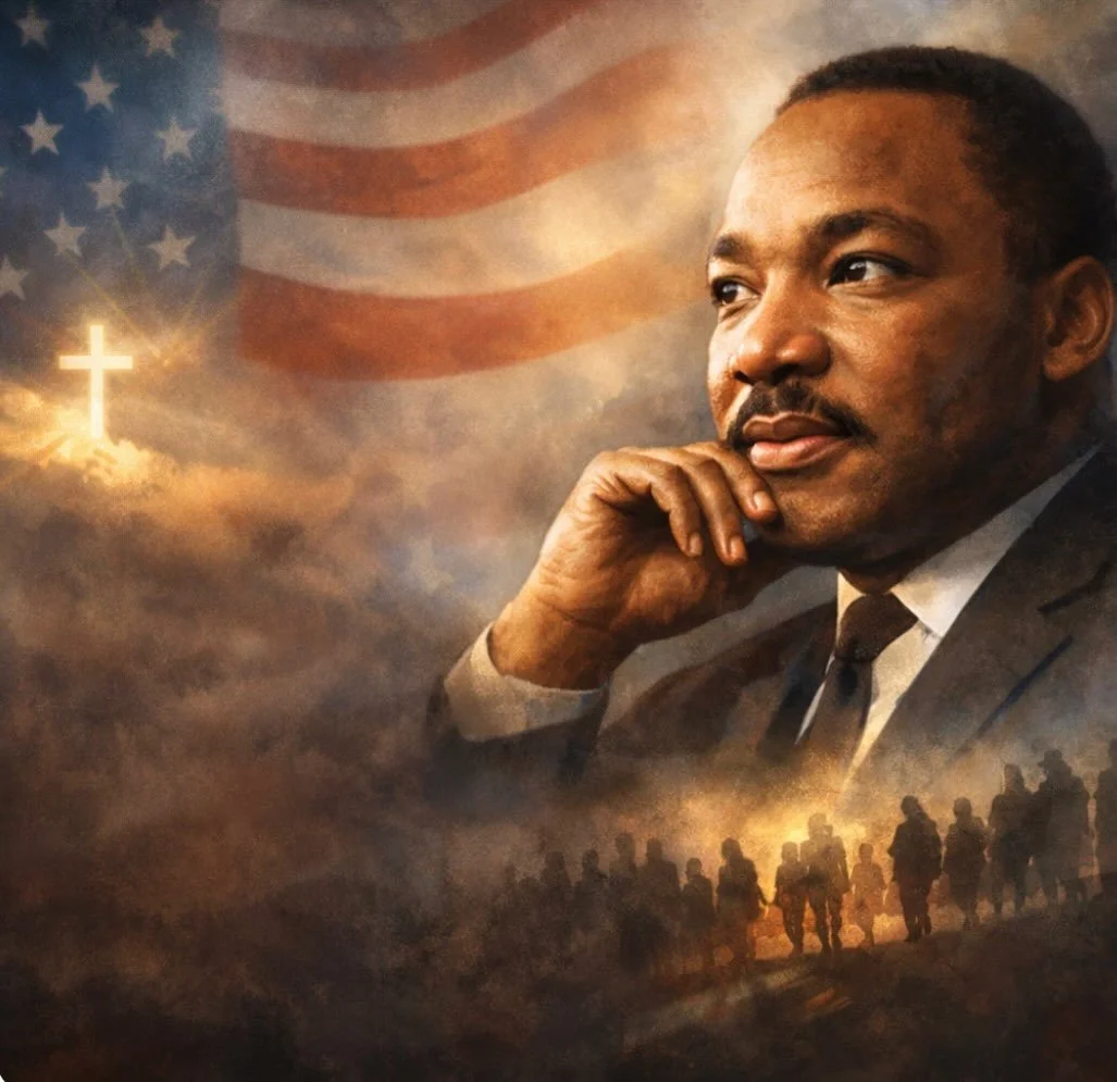 Today we remember the life and legacy of Dr. Martin Luther King Jr.
Lord, help us carry forward a faith that seeks justice, speaks truth, and loves boldly&mdash;until Your kingdom comes on earth as it is in heaven.