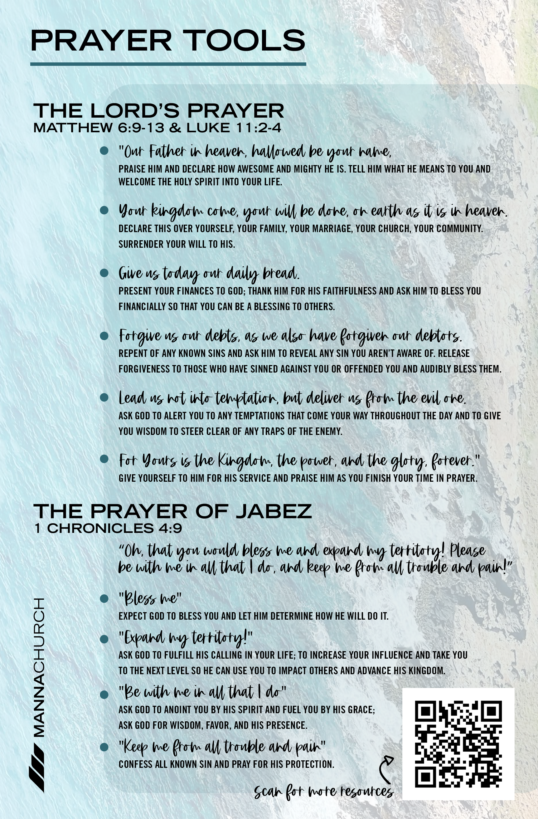 Prayer Tools.pdf Pray First — Manna Church Hawaii — Kapolei, Oahu